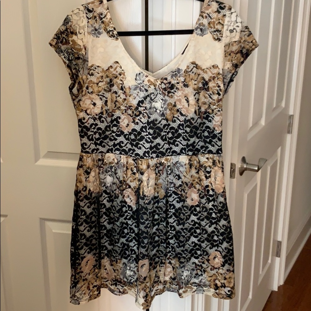 Topshop lace cocktail dress US size 10
